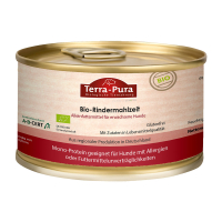 12 x Bio-Rindermahlzeit für Hunde 200g Dose