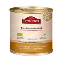 1 x Bio-Hähnleinmahlzeit für Hunde 800g Dose