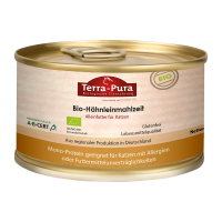 1x Bio-Hähnleinmahlzeit für Katzen 200g Dose