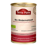 Bio-Rindermahlzeit für Hunde