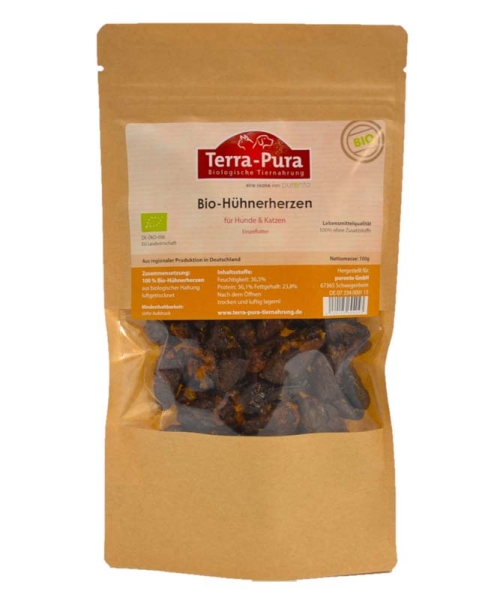 Bio-Hühnerherzen 100 g