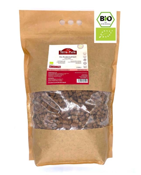 Trockenfutter Bio-Rindermahlzeit für Hunde 5kg